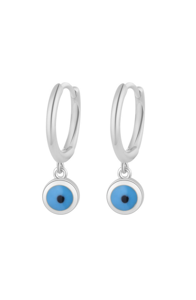 Pendientes Ojo Turco Plata 925 - Imagen 3