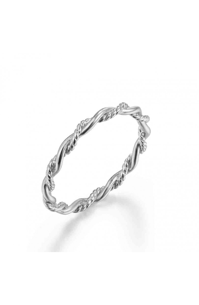 Anillo Trenza Plata 925