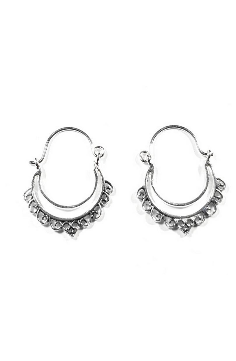 Pendiente Filigranas Plata 925