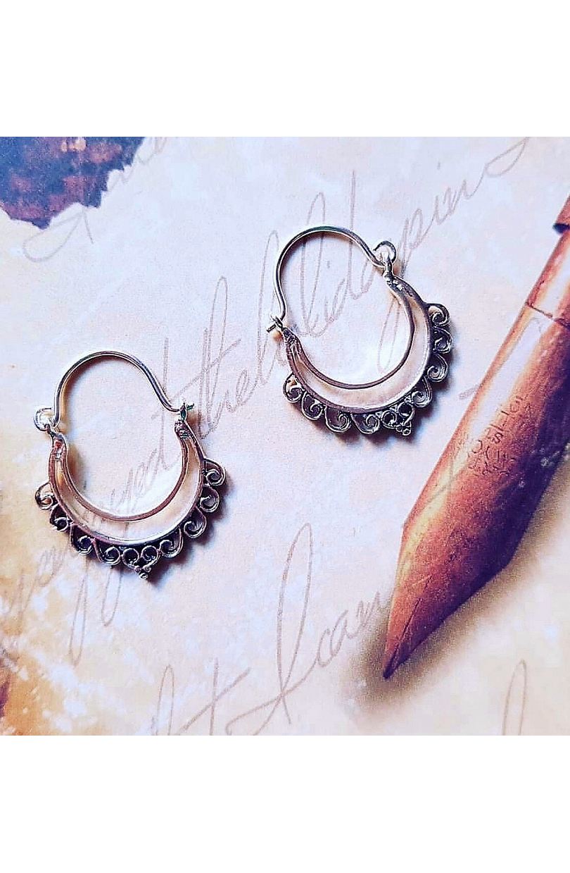 Pendiente Filigranas Plata 925 - Imagen 2