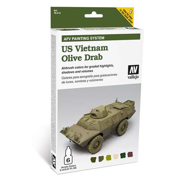 AFV Painting System: US Vietnam Olive Drab