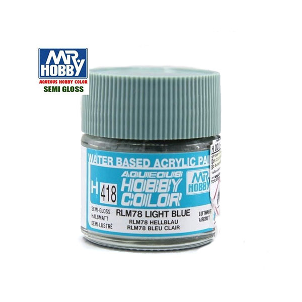H418 Semi Gloss RLM 78 Light Blue – Azul Claro RLM 78 Satinado 10ml