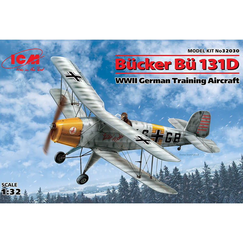 1/32 Bücker Bü 131D WWII German Training Aircraft