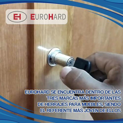 Cerradura De Empuje 25 Mm Cromado Para Puerta Cajón Cima M - Imagen 2