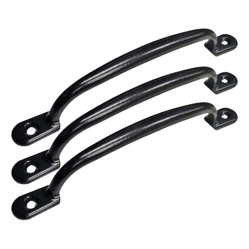 Tirador Manija Obera Cajón Mueble 96 Mm Puerta Negro