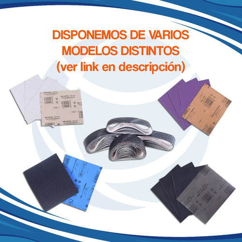 Lija Al Agua Hoja 23×28 Cm Pack X 5 Unidades Grano 100 - Imagen 3