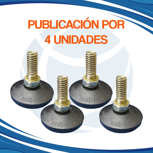 Regaton Símil Pata De 32 Mm Ec X 4 Unidades Mueble Madera - Imagen 3