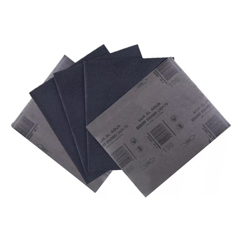 Lija Al Agua Hoja 23×28 Cm Pack X 5 Unidades Grano 100