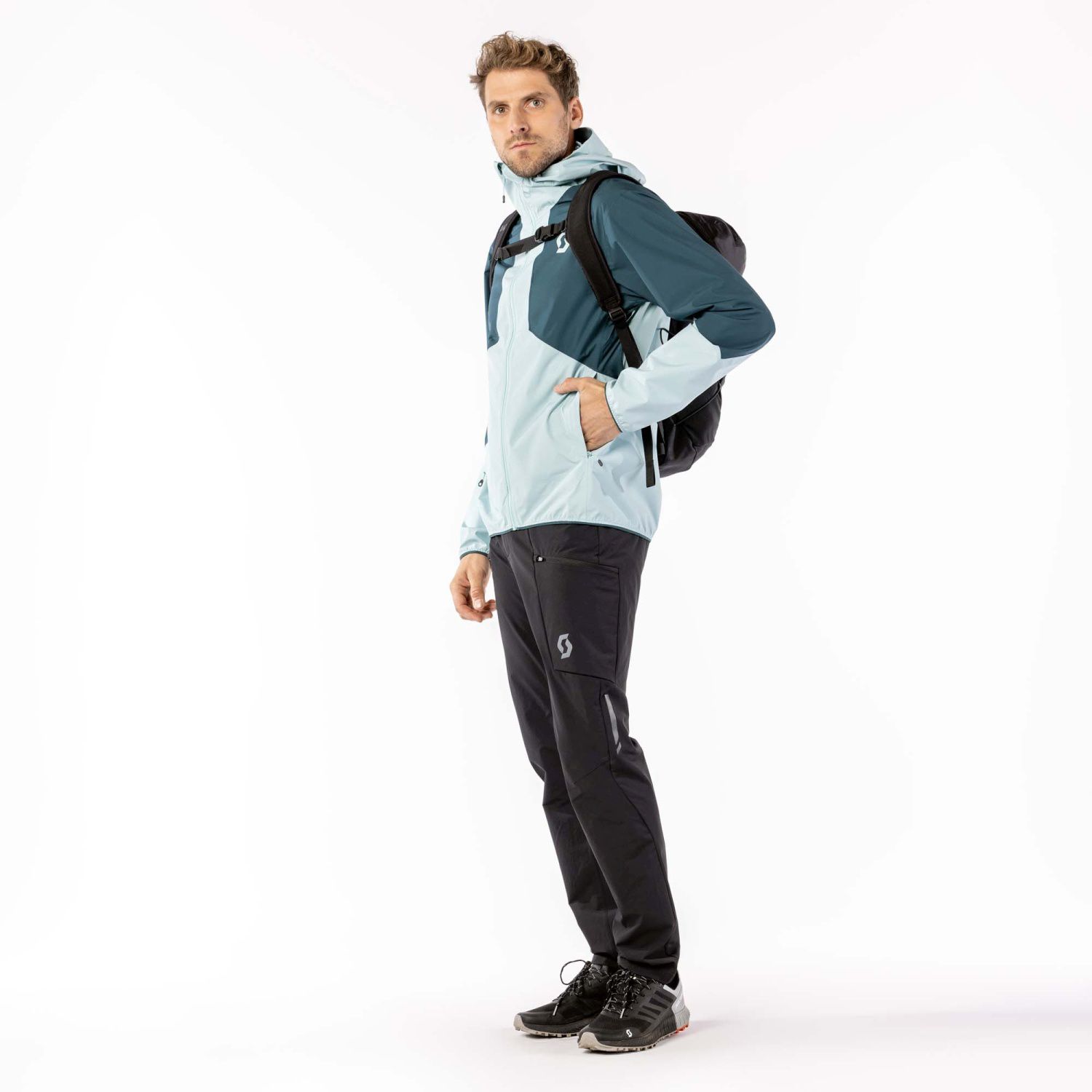 EXPLORAIR LIGHT DRYO 2.5 LAYER VERDE MINERAL / VERDE ARUBA CHAQUETA IMPERMEABLE TRAIL RUNNING SCOTT 404112 - Imagen 5