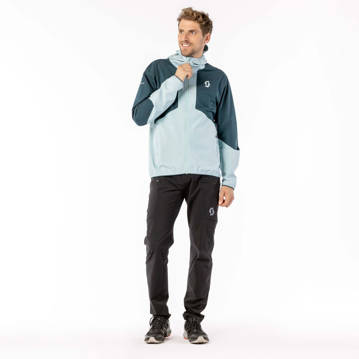 EXPLORAIR LIGHT DRYO 2.5 LAYER VERDE MINERAL / VERDE ARUBA CHAQUETA IMPERMEABLE TRAIL RUNNING SCOTT 404112 - Imagen 6