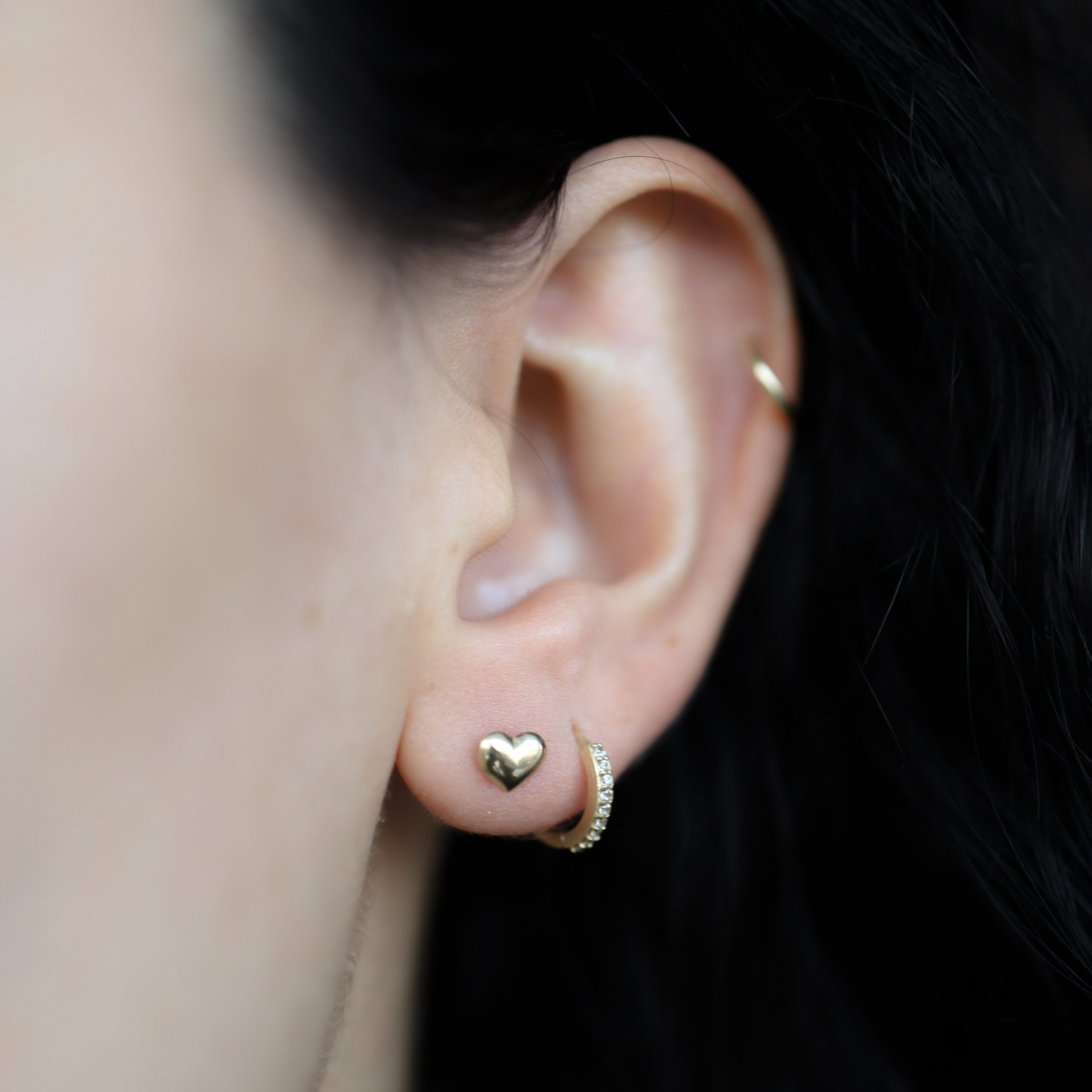 Pendientes de Corazón Roma