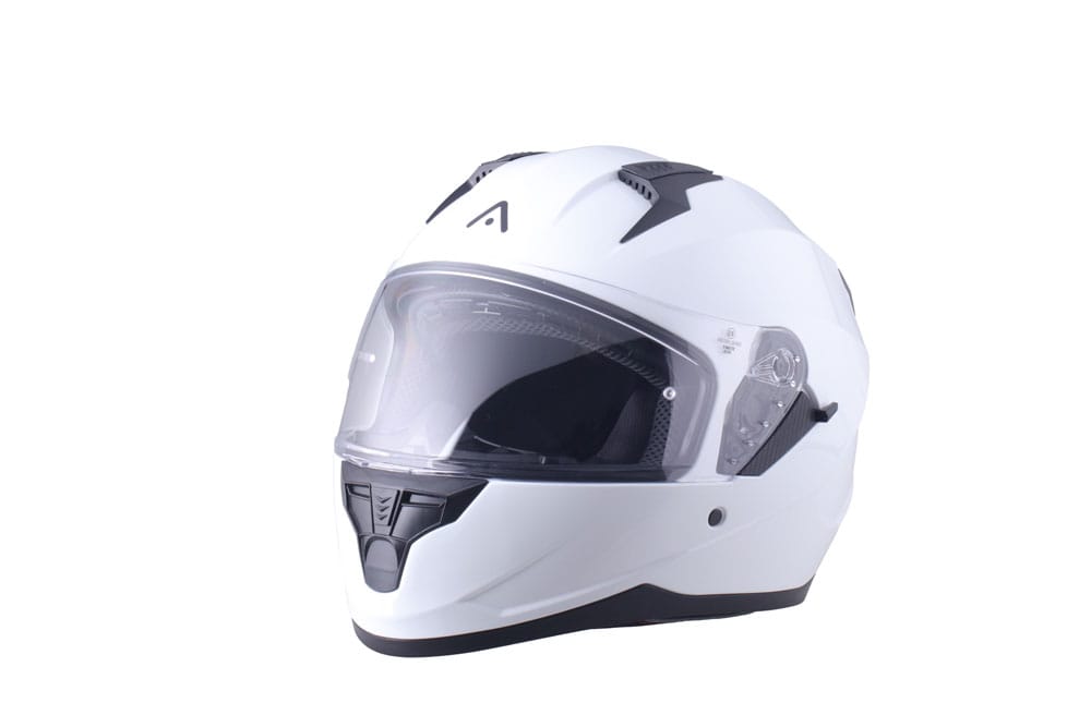 CASCO MOTORISTA ADN INTEGRAL STELVIO BIANCO PURO OPACO