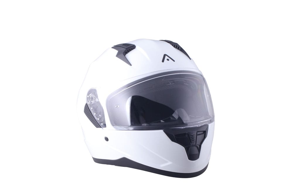 CASCO MOTORISTA ADN INTEGRAL STELVIO BIANCO PURO OPACO - Imagen 4