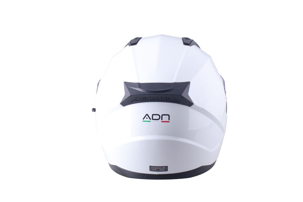 CASCO MOTORISTA ADN INTEGRAL STELVIO BIANCO PURO OPACO - Imagen 2