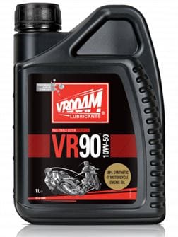 Bote 1 litro VR-90 Series Aceite Motor 4T – 100% Sintético. Tecnología PAO-Ester 10W50